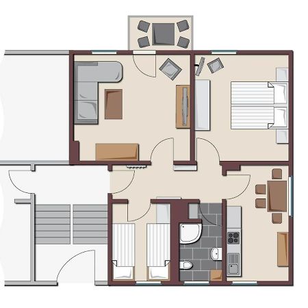 Haus Auguste, Kormoran Apartment Росток Екстериор снимка
